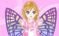 Pink Butterfly Dress Up